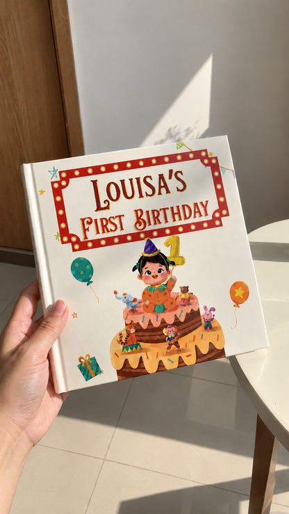First Birthday- Interactive Custom Storybook