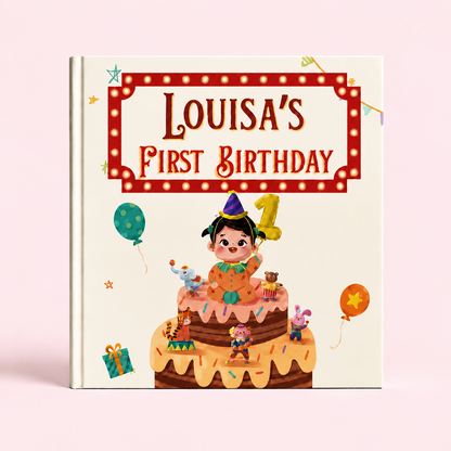 First Birthday- Interactive Custom Storybook